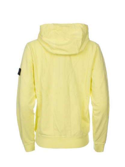 Stone Island Junior - Full Zip Sweatshirt in Light Yellow (781660740)